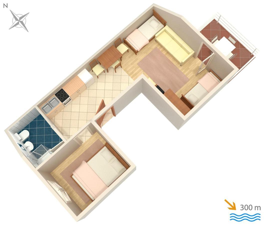 Apartments And Rooms With Parking Space Selce, Crikvenica - 2362 Eksteriør billede